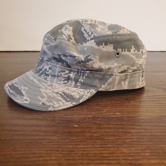 Vintage AIR FORCE DIGITAL CAMO UTILITY CAP‎ Unisex SIZE 22" - Picture 10 of 10